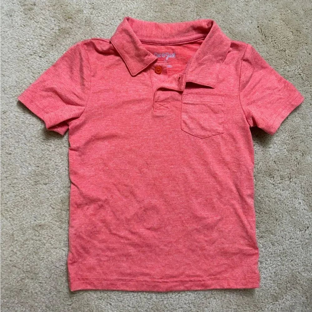 Toddler Boys Cat and Jack Collared Polo Shirt 3T